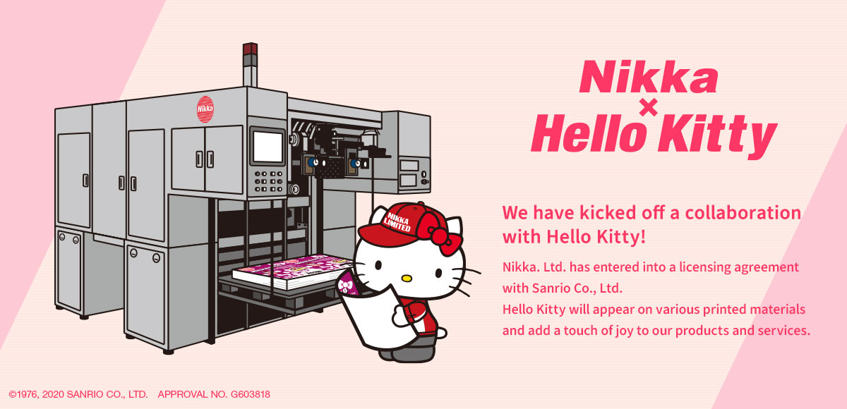 We have kicked off a collaboration with Hello Kitty!
